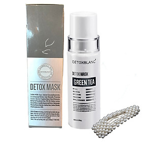 Mặt Nạ Thải Độc Trắng Da Ngừa Mụn Nám Detox BlanC: Detox Mask (mẫu mới) + Tặng kèm Kẹp tóc Ngọc Trai 