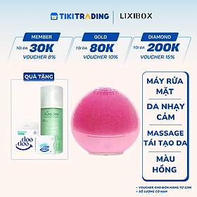 Máy rửa mặt dành cho da nhạy cảm Halio Sensitive Facial Cleansing & Massaging Device baby pink Limited Edition