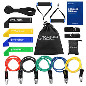 Bộ dụng cụ tập thể hình TOMSHOO 17 món cao cấp
