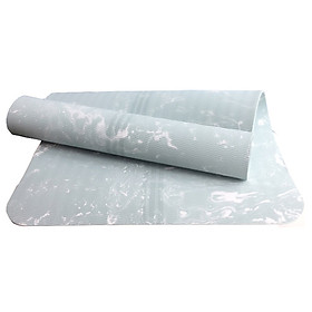 Thảm Tập Yoga Định Tuyến Cao Cấp DAS-3D Xanh nhạt