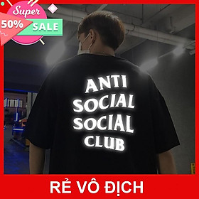 Áo Thun Tay Lỡ Unisex Anti Local Local Club Phản Quang| Áo Chất