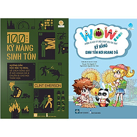 [Download Sách] Combo 2 Cuốn: 100 Kỹ Năng Sinh Tồn + Wow! Những Bí Mật Kỳ Diệu Dành Cho Học Sinh - Kỹ Năng Sinh Tồn Nơi Hoang Dã