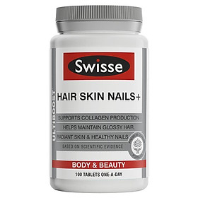 Swisse Ultiboost Hair Skin Nails+ 100 Tablets