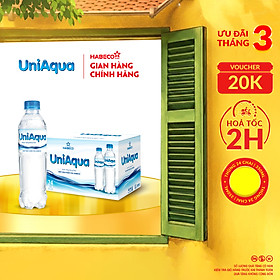 Nước uống đóng chai UniAqua - Thùng 24 chai 350ml
