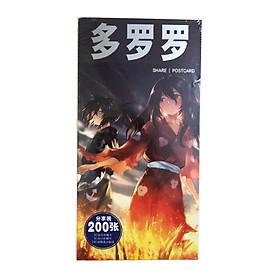 (BÌA NGẪU NHIÊN) Hộp ảnh POSTCARD mẫu mới DORORO - ĐI TÌM 48 PHẦN CƠ THỂ anime