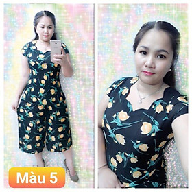 Đồ bộ lửng ống rộng thun gân size 2.3.4.5 từ 50-70kg