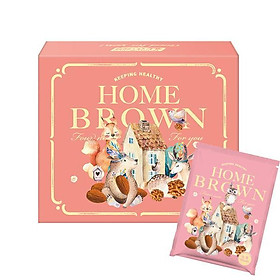 Túi hạt ăn liền cầm tay Home Brown (25gx12 gói/ hộp)