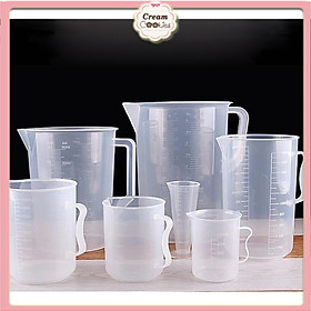 Mua Ca Đong Cầm Tay Trong Suốt  Có Vạch Chia Đo Lường/Định Lượng Dung Dịch 100ml-250ml-500ml-1000ml
