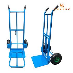 Xe đẩy hàng 2 bánh Trần Đà, hiệu TranDa, mã XD057, tải trọng 200Kg, có bàn xếp