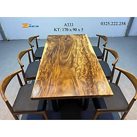 Mua Bàn Sân Vườn Gỗ Me Tây  Bàn Ăn Gỗ Me Tây  Bàn Gỗ Me Tây Nguyên Tấm Dài 1 7m Rộng 90cm Dày 5cm