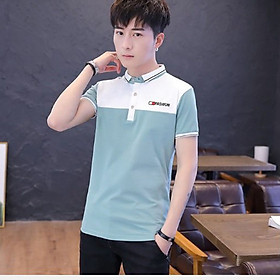 Áo thun polo nam có cổ tay ngắn vải thun cotton co giãn thoáng mát size 40-85kg ATN018