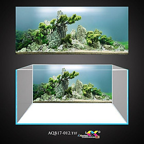 Tranh 3D Koifish, độc đáo trong từng đường nét, AQB17-012