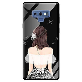 Ốp kính cường lực cho Samsung Galaxy Note 9 Cô Gái Áo Trắng - Hàng chính hãng