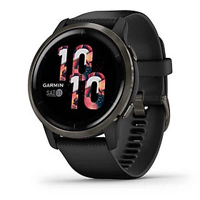 Mua Đồng Hồ Thông Minh Garmin Venu 2 - Slate Stainless Steel Black Case - Hàng Chính Hãng