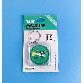 Mua Thước Dây 1.5m cuộn hoạt hình có móc khóa siêu xinh  nhỏ gọn  vật dụng tiện ích (giao ngẫu nhiên)-GD422-thuocday-HH