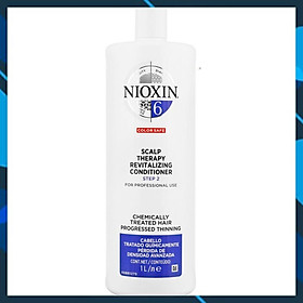 Dầu xả Nioxin 6 Chemically Treated Hair Progressed Thinning conditioner cho tóc uốn duỗi tẩy có dấu hiệu thưa rụng 1000ml