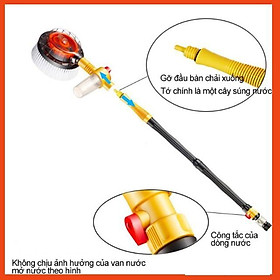 Khuyến mãi - Cây vệ sinh rửa xe tự động tạo dung dịch tẩy rửa, xoay tròn