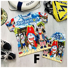 Đồ bộ thun lạnh 3D cho bé trai hình DOREMON từ 9-42kg - Giặt không vỡ hình -Kiến Lửa