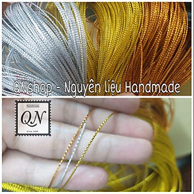 10m dây kim tuyến làm thiệp, trang trí, nguyên liệu Handmade