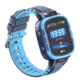 Đồng hồ thông minh trẻ em 1.44 '' Màn hình cảm ứng LBS WiFi GPS, gọi điện thoại SOS, trò chuyện video 50W-Màu xanh dương