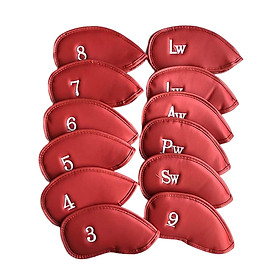 12 Pieces Golf Iron Headcover Set Golf Club Head Cover Protector Golf Accessories