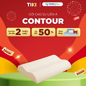 Mua Gối Cao Su Liên Á Contour LAGC3050 (30 x 50 cm) - Trắng