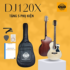 Mua Đàn guitar classic model DJ120 có EQ 7545R cho ra âm thanh tốt dành cho tập và chơi lâu dài