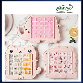 Mua Khay làm đá viên hình thú dễ thương 25 ô  - HN