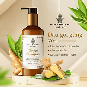 Dầu gội dược liệu chiết xuất Gừng Phaya Thai 280ml dành cho tóc gầu, kích thích mọc tóc 300ml