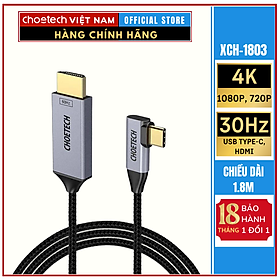 Mua Cáp chuyển từ Type C đầu ngang sang HDMI CHOETECH XCH-1803 (Hàng chính hãng)