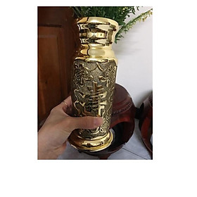 Mua Ống cắm hương bằng đồng cao 25