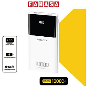 Sạc Dự Phòng Pisen - Mr White Digital 10000mAh - Pisen TP-D33