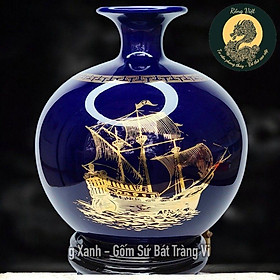 Bình Hút Lộc Mệnh Thủy & Mộc RỒNG VIỆT - Bình Tài Lộc Bát Tràng May Mắn, Thịnh Vượng