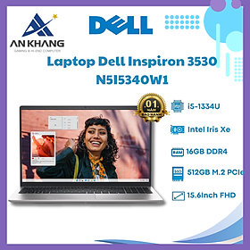 Mua Laptop Dell Inspiron 15 3530 (N5I5340W1) (I5 1334U/16GB/512GB SSD/15.6 Inch FHD/Win 11 Home + Office 21/Silver) - Hàng Chính Hãng - Bảo Hành 12 Tháng