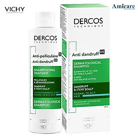 Hình ảnh Vichy Dầu Gội Giảm Gàu Cho Da Đầu Nhạy Cảm Dercos Anti-Dandruff Sensitive Advanced Action Shampoo 200ml