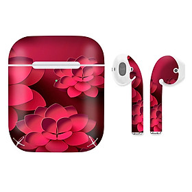 Mua Miếng dán skin chống bẩn cho tai nghe AirPods in hình thiết kế - atk335 (bản không dây 1 và 2)