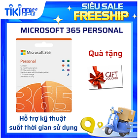 Mua Phần mềm Microsoft 365 Personal English APAC EM Subscr 1YR Medialess P8 ( QQ2-01398 ) - Hàng Chính Hãng