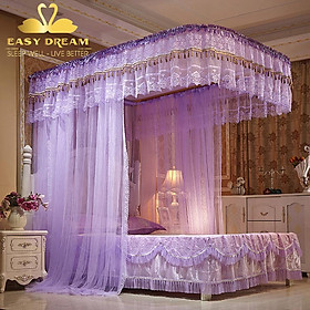 Màn khung không khoan tường -Mùng ngủ hiện đại cao cấp Easy Dream -chống muỗi - trang trí - phòng ngủ - phòng cưới - quà tặng 