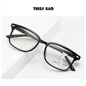 Kính lão thị, viễn thị Đa tròng, đa tiêu cự nhìn mọi khoảng cách KDT01 Nam nữ đọc sách báo đi đường siêu bền êm ái