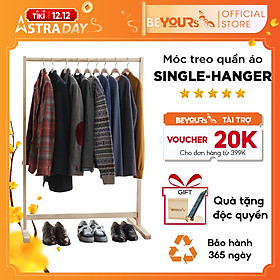 Mua Giá Treo Quần Áo Gỗ BEYOURs - Kệ Gỗ Cây Sào Treo Quần Áo Single Hanger Size L Lắp Ráp Dễ Dàng - Nội Thất Phòng Ngủ