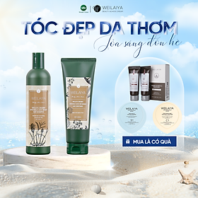 Cặp dầu gội gừng hà thủ ô 400ml + dầu xả gừng hà thủ ô 250ml kích mọc tóc Weilaiya Zingiber Officinale Juice