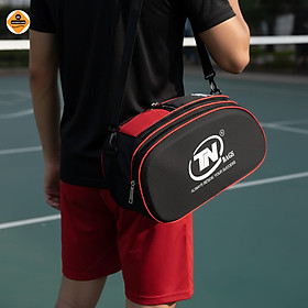 Túi đựng giày bóng đá 2 ngăn màu đen TN Bags – Túi đựng giày chống nước cao cấp, năng động cho tập gym thể thao TN.B9001