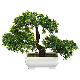 Cây Bosai Mini Nhân Tạo Dùng Trang Trí Đa Năng - Xanh Lá