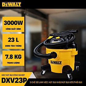 Mua Máy hút bụi Công nghiệp 3 chức năng 23L Dewalt DXV23P (3000W – 4HP)- Hàng chính hãng
