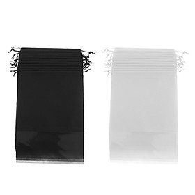 Pack of 24 Men Women Non-Woven Portable Drawstring Shoe Bags Pouch Organizer