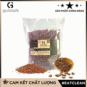 Nui gạo lứt / nui ngũ sắc GUfoods (Gói 500g) - Dai ngon, Tiện lợi, Healthy, Eat clean, Thực dưỡng, Thuần chay