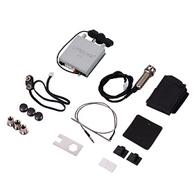 Acoustic Folk Classic Guitar Piezo Pickup Preamp Microphone Pickup Double Pick-up System with Microphone Volume Guitar