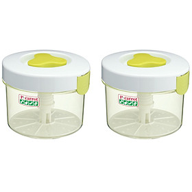 Combo 2 Hộp muối dưa cà loại tròn 2,2l nội địa Nhật Bản