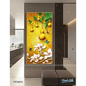 Tranh Canvas Bầu Hồ Lô Bình An - Tranh Linh