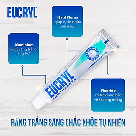 Kem đánh răng trắng răng Eucryl Tooth Paste Anh Quốc